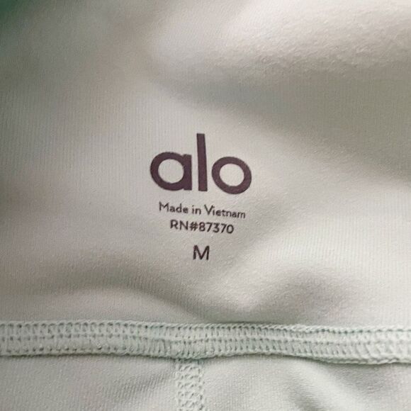 ALO YOGA High-Waist Legit Legging Pant Ribbed Airbrush Size M - Picture 7 of 9